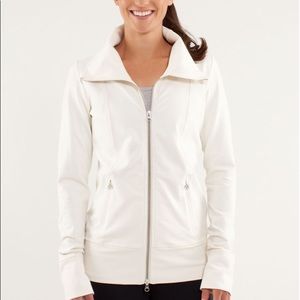 Lululemon Daily Yoga Jacket - Polar Cream - Sz 8 - Like New
